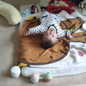 仰向けズリバイの画像