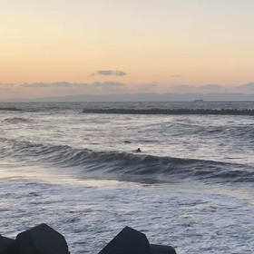 夕方の15分波乗り自撮りよりの画像