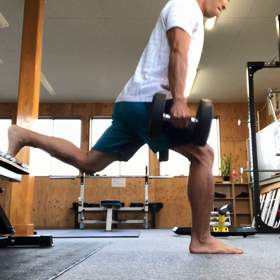 ブルガリアンスクワットの画像