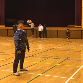 川越小練習 バトン練①の画像