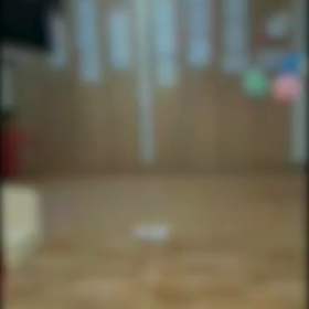 シャトルランをする息子の画像