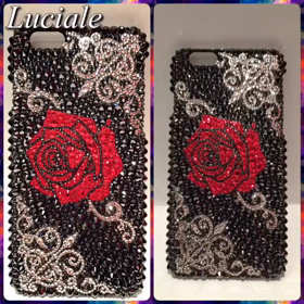 薔薇iPhone6/6sカバー✨の画像