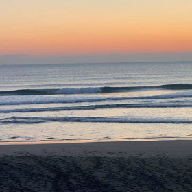 12月23日千葉北、東浪見の朝の波の画像