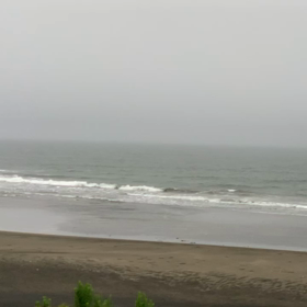 7月17日千葉北、東浪見の朝の波の画像