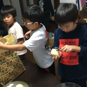 夕食準備の画像