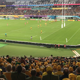 動画撮ってたらドロップゴール決まってしまった。。。の画像