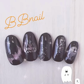 ハロウィンネイルの画像