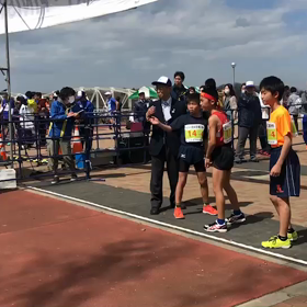 多摩湖駅伝襷渡し⑧の画像