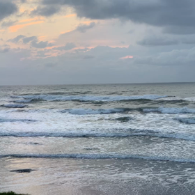 5月3日千葉北、東浪見の朝の波の画像