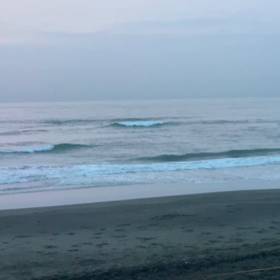 7月12日千葉北、東浪見の朝の波の画像