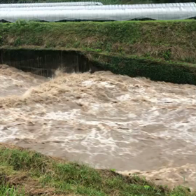 凄い雨の画像