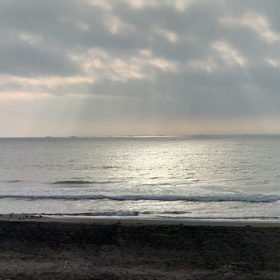 7月21日千葉北、東浪見の朝の波の画像