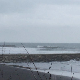 9月4日千葉北、東浪見  の朝の波の画像