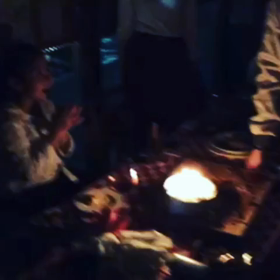 先日のお客様の職場の飲み会！からのサプライズバースデーでした！皆さんおめでとうございます...の画像