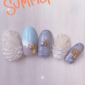 夏ネイルデザインの画像