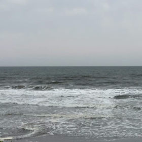 6月22日千葉北、東浪見の朝の波の画像