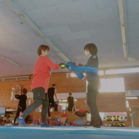 ミット打ち女子！の画像