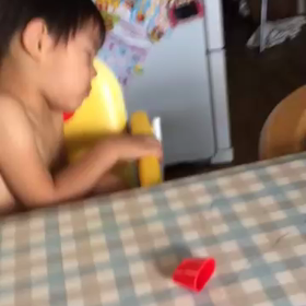 プール遊びの後での画像