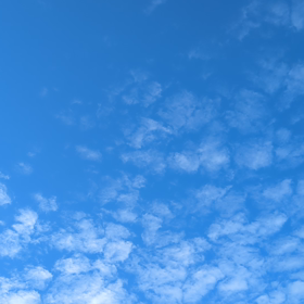 今朝の空の画像