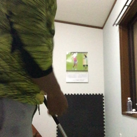 7日のゴルフスイング動画の画像