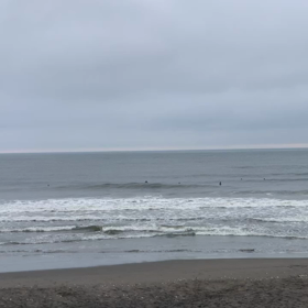 5月17日千葉北、東浪見の朝の波の画像