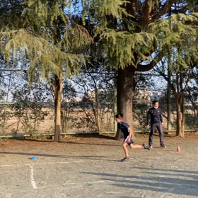 大会前日　襷練習①の画像