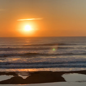 9月26日千葉北、東浪見の朝の波の画像