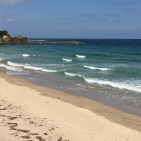9月11日  「大人の夏休み」伊勢市後浜の波の画像