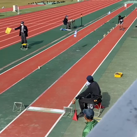 チャレンジカップ男子走り幅跳び②の画像