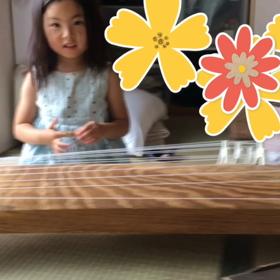 お箏が好きかなぁ〜？②の画像