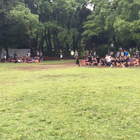 学年別インターバル(高学年)ゴール付近②の画像