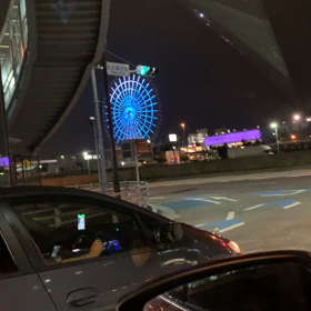 昨夜のお台場観覧車動画ですの画像