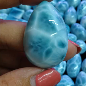ラリマーカボション larimar cabochon ラリマールースの画像