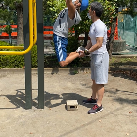 チンニングの画像