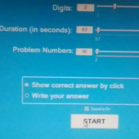 フラッシュ暗算早めの画像