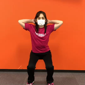 ウイルスに負けない！スクワットの画像