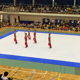 鹿児島実業高校新体操部の画像