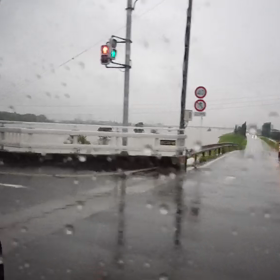 久留米の豪雨の画像