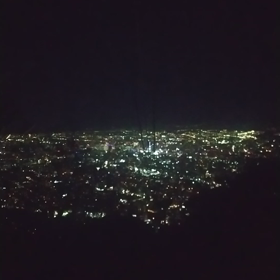 藻岩山の夜景の画像