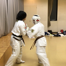 極真会館浜井派石川道場の生徒さんが出稽古‼️の画像