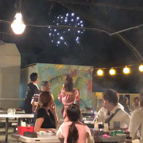 ビアガーデンオープンの奇跡の画像