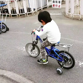 3才8ヶ月～自転車に乗れた‼の画像