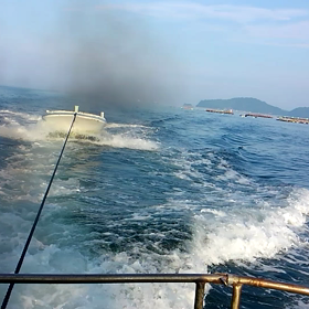 早くも台風の季節の画像