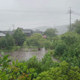 台風　避難指示の画像