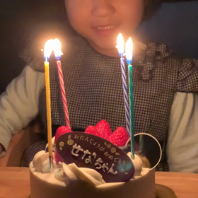 誕生日ケーキの画像