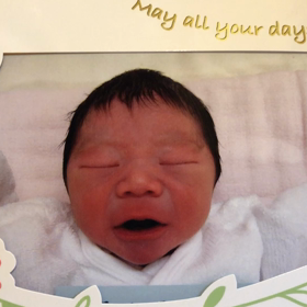 出産当日(*^^*)の画像