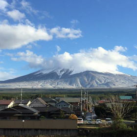 富士山の麓で^_^の画像