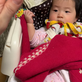 おててをタッチ、コロナ禍バージョン？の画像