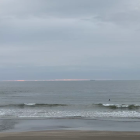 6月1日千葉北、東浪見の朝の波の画像