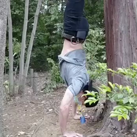 筋トレin大自然！の画像